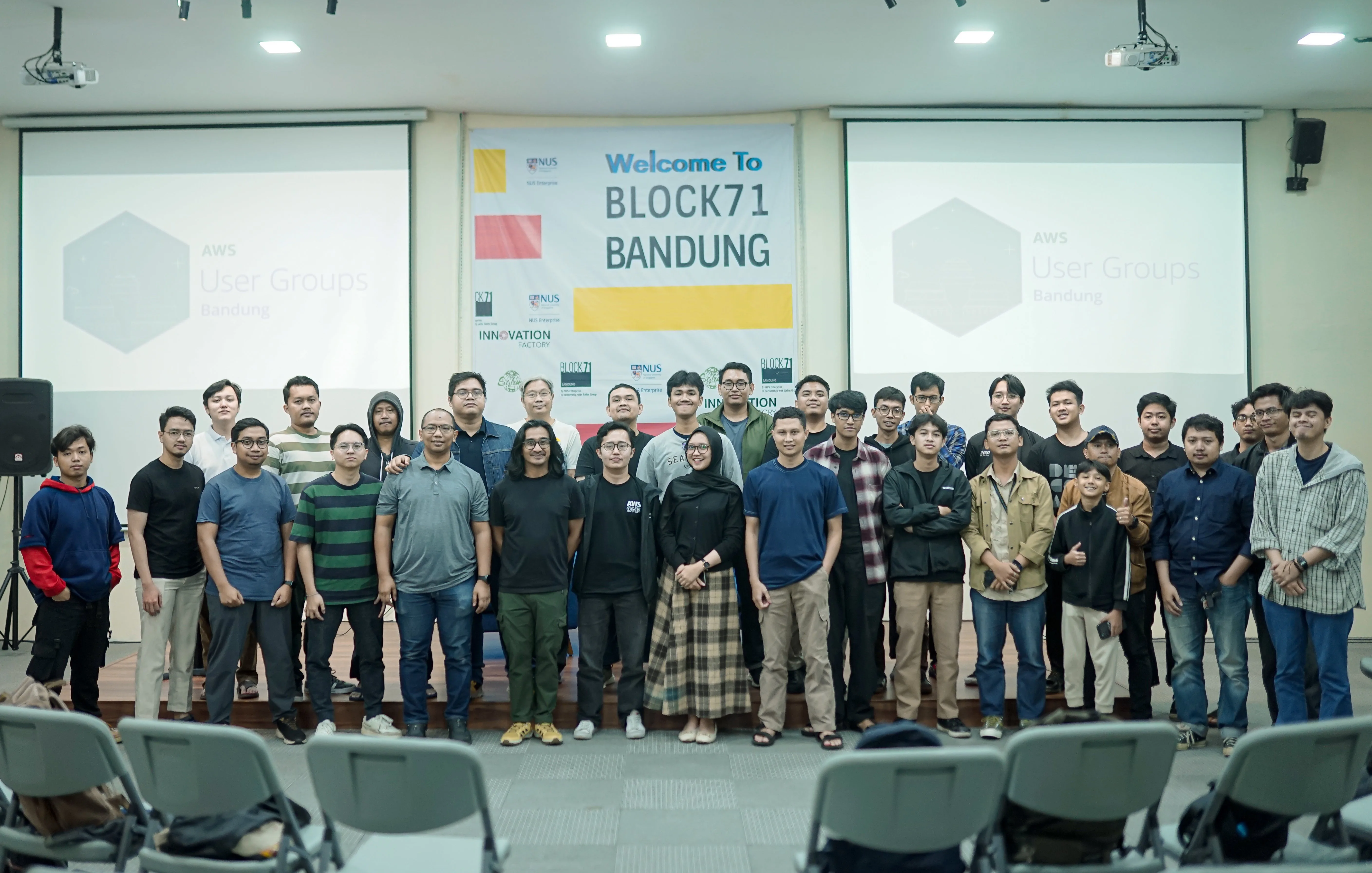 AWS User Group Bandung members at a community meetup